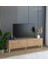 Subahome Ahşap Görünümlü %100 Mdf 4 Kapaklı Tv Ünitesi 160 x 30 x 45 Modern ve Fonksiyonel Tasarım 1