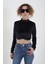 Fransız Kadife Eteği Zincirli Crop Bluz 1