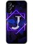 Samsung Galaxy A15 Kılıf Hd Desen Baskılı Kılıf - Dark Neon Yaprak J Harfi 1