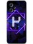 Xiaomi Redmi Note 12 5g Kılıf Hd Desen Baskılı Kılıf - Dark Neon Yaprak H Harfi 1