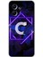 Xiaomi Redmi Note 12 4g Kılıf Hd Desen Baskılı Kılıf + Kırılmaz Cam - Dark Neon Yaprak C Harfi 1