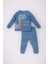 Erkek Bebek Dinazor Baskılı Uzun Kollu Fitilli Kaşkorse Pijama Takımı C0731A524SP 1