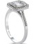 0.55 Ct F-G Si 3.18 gr 14 K Jwd Baget Yüzük 2