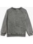 Erkek Çocuk Sweatshirt Uzun Kollu Bisiklet Yaka Slogan Baskılı Pamuklu - Koton - 4SKB10277TK - Antrasit - 5-6 Yaş 2