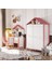 Cozy Pembe Çocuk Odası Üç Kapılı Dolap 3