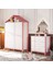 Cozy Pembe Çocuk Odası Üç Kapılı Dolap 4