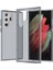 Tpu+Pc Hybrid Telefon Kılıfı 3.0mm Kalınlaştırılmış Düşüş Dayanıklı Şeffaf Telefon Koruyucusu Samsung Galaxy S22 Ultra 5g-Transparent Siyah (Yurt Dışından) 2