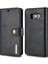 Samsung Galaxy S8 Plus G955 Söndürülebilir 2'de 1 Arada 1 Çizgi Anti Deri Deri Cüzdan Telefon Kapak Black (Yurt Dışından) 1