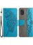 Samsung Galaxy Galaxy A31 Şok Geçirmez Folio Flip Kapak Kelebek Çiçeği Baskılı Telefon Kasası Için Çizik Dirençli Cüzdan (Yurt Dışından) 2