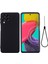 Samsung Galaxy M33 5g (Global Versiyon) Sıvı Silikon Hafif Ince Kılıf Yumuşak Mikrofiber Astar Telefon Koruyucu-Black (Yurt Dışından) 2