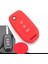 Renault Megane 4 Joy - Clio 5 ve Koleos Silikon Anahtar Koruma Kılıfı Kırmızı Renk 1