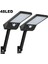 2pcs Güneş Enerjili Dış Mekan Duvar LAMBASI-48LED Siyah Ikili Paket (Yurt Dışından) 5