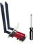 Wifi 7 BE200 Pro Pcie Kablosuz Ağ Adaptörü Bt5.4 Tri Band 2.4g/5g/6 Ghz Kablosuz BE200 Wifi Kartı WIN11 Linux Için (Yurt Dışından) 1