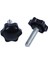 4 Adet M8 x 30MM Erkek Dişli 32MM Yıldız Başlı Sıkma Topuzu Siyah (Yurt Dışından) 3