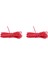 2x Tel Sarma 1mm Çap Kırmızı Isıyla Daralan Boru Shrink Boru 4 Metre (Yurt Dışından) 1