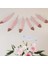 Tüy Çelenk Gül Altın Glitter Daldırma Yumuşak Tüy Banner Yatak Odası Için Bohem Teepee Süslemeleri Boho Tema Düğün Gelin Bebek Duş Deco Pembe (Yurt Dışından) 3