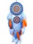 Renkli Tüyler Dream Catchers El Yapımı Dream Catcher Yatak Odası Için Dream Catcher Duvar Asılı Dekor Hediyeler (Yurt Dışından) 1