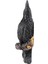 2x Raven Heykeli Sahte Raven Reçine Heykeli Kuş Karga Heykel Açık Kargalar Cadılar Bayramı Dekor Yaratıcı Saçak Dekorasyon (Yurt Dışından) 2
