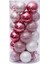 30 Adet Noel Ağacı Topu Süsler Set Kırılmaz Dekor Topları Tatil Partisi Için Zarif Asılı Baubles Set - Pembe (Yurt Dışından) 1