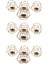 12 Adet Metal Geometrik Tasarım Çay Işık Adak Mumluklar, Içi Boş Tealight Mumluklar (Yurt Dışından) 1