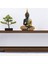 2x Buda Heykeli Tayland Heykel Reçine El Yapımı Budizm Hindu Feng Shui Heykelcik Meditasyon Ev Dekor Süsleme (Yurt Dışından) 3