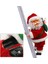 2x Animasyonlu Tırmanma Noel Baba Merdiveni Elektrikli Noel Baba Oyuncak Noel Ağacı Duvar Süsleri Dekorasyon Kapalı Açık (Yurt Dışından) 5
