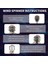 2 Paket Süblimasyon Rüzgar Spinner Boşlukları, Kafatası Şekli 3D Alüminyum Rüzgar Enerjili Kinetik Heykel Bahçe ve Bahçe Için (Yurt Dışından) 2