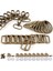 40 Adet 25MM D-Ringler Soketler, Manyetik Düğmeler, Döner Tokalar, Üç Kayar Toka Dikiş Torbası (Bronz) (Yurt Dışından) 4