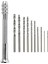 11 Adet El Büküm Matkap Seti 0.5-2.0mm Ağaç Işleme El Yumruk Aracı Donanım Saat Bakım Kiti (Yurt Dışından) 1