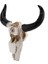 Reçine Longhorn Inek Kafatası Kafa Duvar Asılı Dekorlar 3D Hayvan Yaban Hayatı Heykel Figürler El Sanatları Boynuzları Ev Cadılar Bayramı Dekor (Yurt Dışından) 5