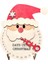 Noel Advent Koleksiyonu Dekoratif ve Yeniden Kullanılabilir Ahşap Geri Sayım Takvimi, 11.8 Inç, Noel Baba Sakal B (Yurt Dışından) 1