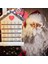 Noel Advent Koleksiyonu Dekoratif ve Yeniden Kullanılabilir Ahşap Geri Sayım Takvimi, 11.8 Inç, Noel Baba Sakal B (Yurt Dışından) 4