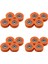 16 Adet 6X30X13MM Plastik Kaplamalı Mühürlü Rulmanlar Çelik 606ZZ Derin U Oluk Kılavuz Kasnak Raylı Bilyalı Rulman Tekerlek (Yurt Dışından) 1