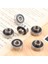 10 Adet 608-2RS Kaykay Tekerleği Paten Rulman 8X22X12.6MM, Siyah (Yurt Dışından) 3