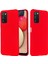 Çizilmeye Dayanıklı Telefon Kapağı Şok Geçirmez Hassas Kesim Düz Renkli Sıvı Silikon Telefon Kasası Samsung Galaxy A03S (164.2 x 75.9 x 9.1mm) Için Kullanışlı Kayışlı (Yurt Dışından) 2