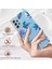 Çiçekler Imd Iml Tpu Telefon Vaka Samsung Galaxy A52 4G/5G/A52S 5G-HC003 Mavi Şakay (Yurt Dışından) 2