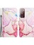 Samsung Galaxy S20 Fe 2022/S20 Fe 4G/S20 Fe 5G/S20 LITE/S20 Fan EDITION/S20 Fan Edition 5g Mermer Desen Deri Kılıf Stand Telefon Kabuk Rose Altın LS005 (Yurt Dışından) 1