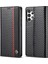 Samsung Galaxy A13 4G/A04 4g (164.4 x 76.3 x 9.1 Mm), Pu Deri Karbon Fiber Doku Standı Manyetik Otomatik Emici Folio Koruyucu Telefon Kapak-Dikey Şerit (Yurt Dışından) 1
