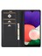 Samsung Galaxy A13 4G/A04 4g (164.4 x 76.3 x 9.1 Mm), Pu Deri Karbon Fiber Doku Standı Manyetik Otomatik Emici Folio Koruyucu Telefon Kapak-Dikey Şerit (Yurt Dışından) 2