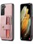 Çıkarılabilir Rfıd Engelleme Manyetik Kart Yuvaları Pu Deri Kaplamalı Tpu Telefon Kılıfı Samsung Galaxy S22+5G-PINK Için (Yurt Dışından) 1