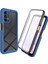 Samsung Galaxy A23 5g (Global Versiyon)/4g Için 3'ü 1 Arada Hibrit Telefon Kılıfı, Pet Ekranı Koruyucu-Dark Mavi ile Tpu+Pc Telefon Kapağı Tam Kaplama (Yurt Dışından) 1