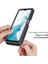 Samsung Galaxy A23 5g (Global Versiyon)/4g Için 3'ü 1 Arada Hibrit Telefon Kılıfı, Pet Ekranı Koruyucu-Dark Mavi ile Tpu+Pc Telefon Kapağı Tam Kaplama (Yurt Dışından) 2