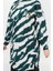 10364 Puane Scuba Kumaş Zebra Desenli Sweatshirt 4