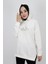 23299 2 Ip Yazı Baskılı Kapüşonlu Sweatshirt 2