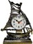 Saat Alarm Yelkenli Masa Vintage Retro Model Süsleme, Gümüş (Yurt Dışından) 1