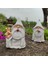 Bahçe Gnome Heykeli Karikatür Cüce Heykeli Uzun Sakallı Parmak Gnome B (Yurt Dışından) 4