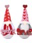 2'li Sevgililer Günü Paketi Tomte Gnome Süslemeleri Isveç Peluş Bebekleri (Yurt Dışından) 1