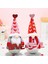2'li Sevgililer Günü Paketi Tomte Gnome Süslemeleri Isveç Peluş Bebekleri (Yurt Dışından) 5