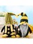 Bumble Bee Çizgili Gnome Yüzü Olmayan Bebek Dekoru Ev Masaüstü Dekoru Için, A (Yurt Dışından) 2