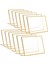 12PCS Altın Çerçeve Akrilik Tabela Tutucu, 4X6INCH Yatay (Yurt Dışından) 1